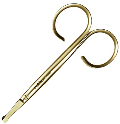 Rubis Duck Stainless Steel Nail Scissors for Precise Fingernails, Cuticles, and Eyebrows, 1F009, Gold,Rubis Switzerland Swiss Made World Renowned Precision