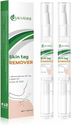 Wart Remover Pen 2 Pack Fast Acting Skin Tags Mole Verruca Treatment | Fast-acting liquid wart remover pen that targets warts, moles, verrucas, skin tags and age spots effectively.