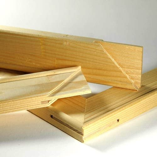 arthof Keilrahmenleisten Set zum Selbstbau DIY Keilrahmen Bausatz (130 x 100 cm)