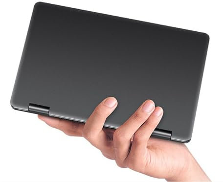 MQL-HDX Mini computadora portátil con Pantalla táctil IPS de 8 Pulgadas, Tableta portátil 2 en 1, fácil de Llevar, Huella Dactilar, Encendido y desbloqueo con un Clic,12+1TB