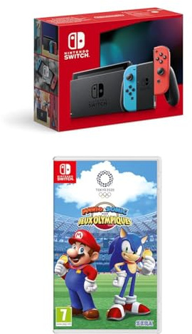 Nintendo Switch Neon + Mario & Sonic aux Jeux Olympiques