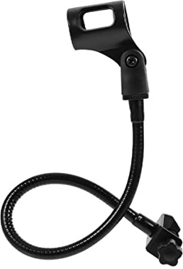 BESTonZON Gooseneck Microphone Stand Flexible Black Hose for Adjustable Microphone Arm for for Scenario