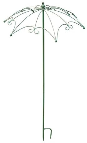 ZBJDX Cadre De Support De Treillis pour Plantes Grimpantes en Pot, Treillis De Jardin en Métal en Forme De Parapluie, pour Le Support De Fleurs en Extérieur Et en Intérieur,Vert,Large