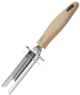 2025 Upgraded Adjustable Apple Corer – Stainless Steel 2-in-1 Fruit & Vegetable Corer, Seed Remover for Bell Pepper, Pear, Red Dates, Dishwasher Safe Kitchen Gadget