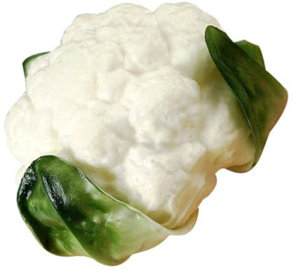 ANDRESLAD Modelo Decorativo de Brócoli Artificial de Color Claro, Verdura Falsa Ligera y Detallada, Simulación Realista para Decoración de Cocina, Exhibición y Fotografía, Accesorio