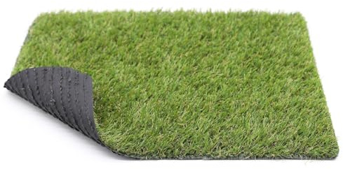 BONERVA Césped Artificial BOLONIA 18 mm en Rollo, Aspecto Natural Realista, 4 Colores, Hilo en C, Protección UV, Drenaje Rápido, para Terraza, Balcón, Jardín y Exterior Decorativo (2x20 Metros)