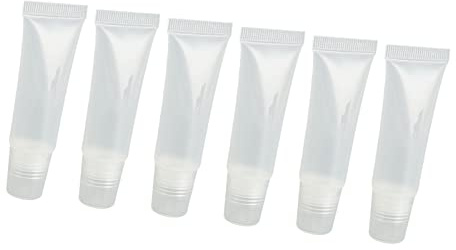 Chrees Tubo de brillo de labios profesional de 10 ml, envases vacíos rellenables para cosméticos, 20 unidades para viajes, material de PVC