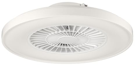 HSL – LED Deckenventilator mit Licht – Timerfunktion, Dimmbar & Farbwechsel – Deckenleuchte mit Fernbedienung – Leiser Ventilator für alle Zimmer – Ø 60cm – 40W LED Lichtleistung + 15W Ventilator