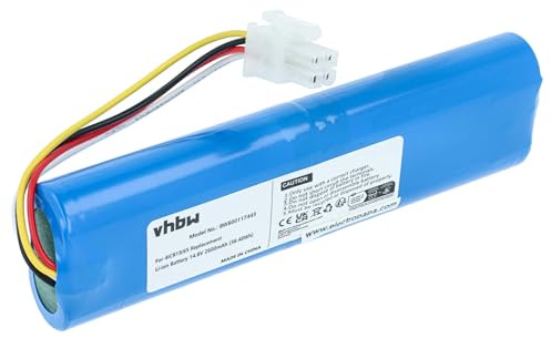 vhbw Akku kompatibel mit Philips FC8715 | FC8705, FC8710, FC8774, FC8774/01, FC8772, FC8776, FC8700 Staubsauger (2600 mAh, 14,8 V, Li-Ion)