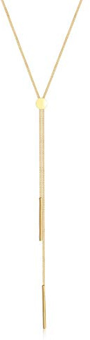 Elli Halskette Damen Y-Kette Geo Stab Basic Trend Blogger 925 Silber