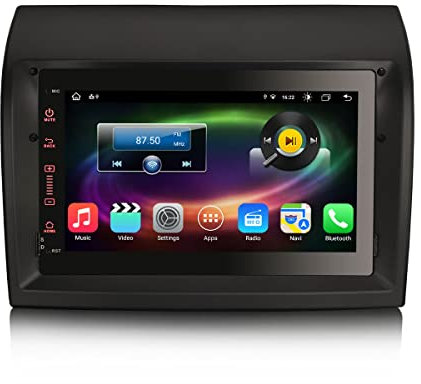 8 Kern Android 14 Autoradio Navi 7 Zoll für FIAT Ducato Citroen Jumper Peugeot Boxer Carplay Android Auto Bluetooth GPS Navigation WiFi 4G DAB+ OBD2