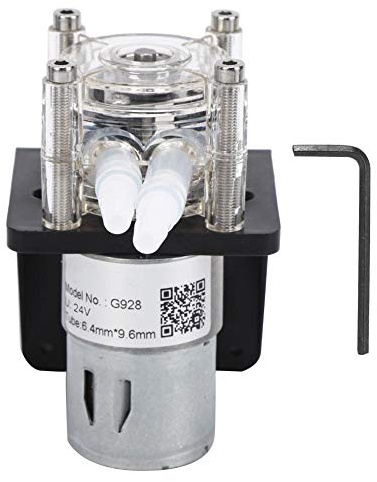 Bomba peristáltica Tres rodillos 500 ml/M Bomba dosificadora Motor de engranajes Bomba peristáltica de laboratorio Bomba dosificadora por goteo para acuario con base(24V)