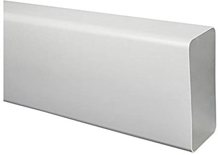 SYR Abluftschlauch rechteckig IGNIFUGO und selbstverlöschend 170 x 90 x 1500 mm PVC Weiß SIST 150 0600-1