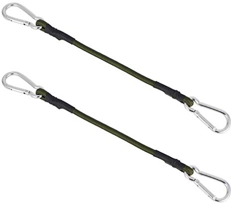 BESPORTBLE 2Pcs Bungee Cords mit Karabiner Haken Lange Wäscheleine Gepäck Seil Verband Strap Bungee Cord Straps