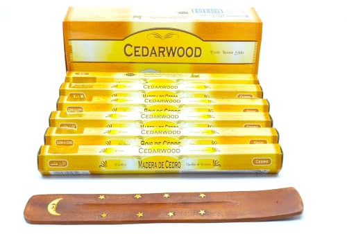 Räucherstäbchen (Cedar Wood Pine) Zedernholz … Räucherstäbchen Joss Räucherstäbchen 120 Stäbchen Räucherstäbchen Duft hausgemachte Joss Sticks mit Aschenbecher