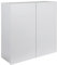 Hängeschrank 'Anna' in weiß für Badezimmer 60x20x60cm Flügeltüren