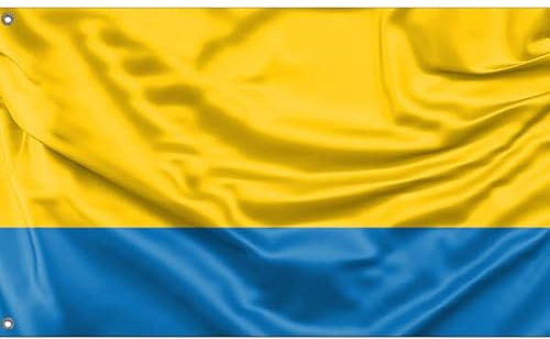 Opole voivodato, bandiera della Polonia | Stampa dal design unico | Made in EU (90x150 cm)