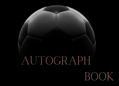 Autograph Book: Football, Signatures Blank Scrapbook, Blank Unlined Keepsake Memory Book, favorite sport stars, Autograph Book, Celebrity Memorabilia Album Gift.