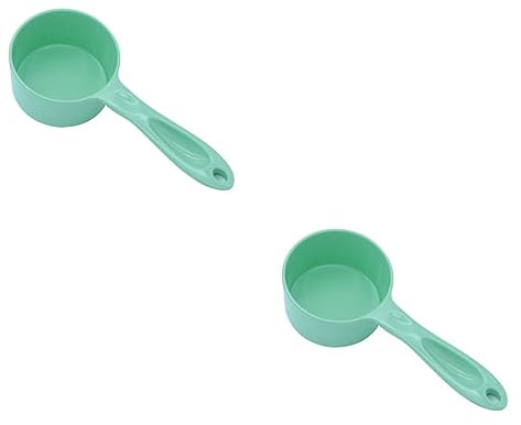 Mipcase 2 Piezas Vaso Medidor Herramienta De Medición De Alimentos para Mascotas Cuchara De Comida para Mascotas Tazas Medidoras para Alimentos Comida De Gato