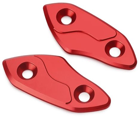 CXEPI Moto Arrière Rétroviseurs Latéraux Trou Cache Bouchon pour RS660 2020-2023 2024; RSV4 1100 Factory 2020-2023 2024; RSV4 2009-2020