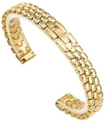 WUURAA Damen-Uhrenarmband aus massivem Edelstahl mit Metall-Uhrenkette