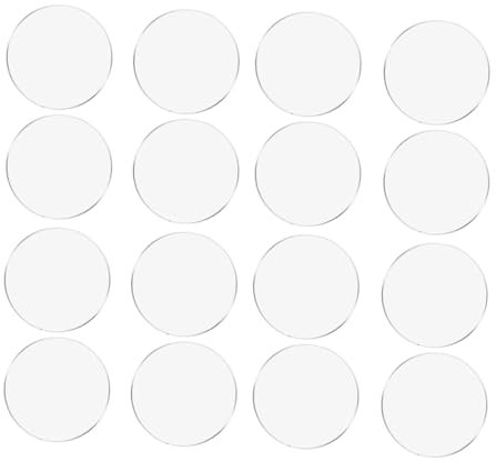 HOMOCONO 30stücke Runde Acrylplatte Transparent Für Diy Projekte Bastelarbeiten Foto-rahmen Und Dekoration Robust Und Vielseitig Einsetzbar