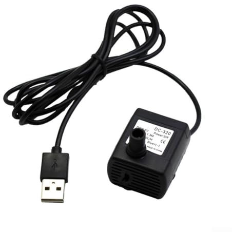 USB-betriebenes Springbrunnenpumpen-Set für kleine Springbrunnen und Teiche, tragbar und leicht