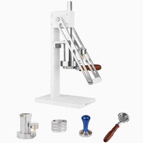 KHZKHC Handhebel-Espressomaschine, Espressopressmaschine, Mit Druckkammer, Kolben, Pulverhammer, Bodenloser Griff, Für Zuhause, Outdoor, Camping