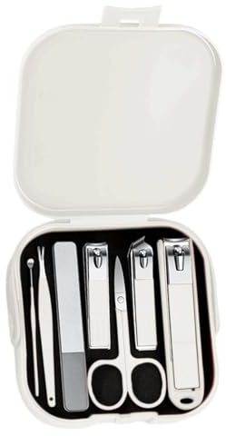 Set De Cortaúñas Set Para Cuidado E Higiene De Manicura Con Cortador Y | Kit Portátil Cortaúñas Cucharilla Oídos Estuche De Viaje Para Doméstico Y Viajes, Para Mujeres Y Hombres