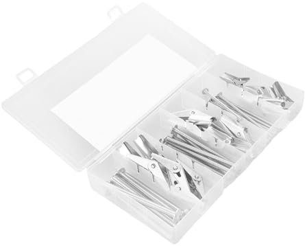 Uonlytech 24pezzi Bulloni Toggle e Ala Per Ancoraggio Sicuro Oggetti Pesanti Su Cartongesso Kit Completo Per Progetti Da Te e Riparazioni Domestiche