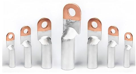 10PCS Copper-Aluminum Terminal Wire Cable Lugs Wiring Connector Nose Power Fittings For Circuit Breaker 10-95mm2(DTL Series,70mm2)