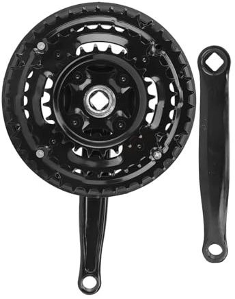 POENVFPO Fahrradkurbelgarnitur 42-34-24 Zähne für 21/24/27 Variable Geschwindigkeit 170 Mm Kurbel Mountain Cycling Gears