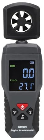 TIEOAXFT SMART SENSOR Wind Gauge ST9606 Portable Handheld Anemometer Wind Speed Meter