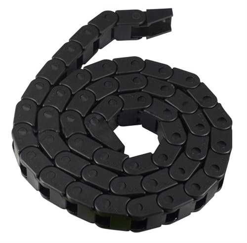 Wire Carrier 1 Meter R18 10mm x 10mm 3D Printer Tools Cable Drag Chain Wire Carrier with End Connectors Moving Protector