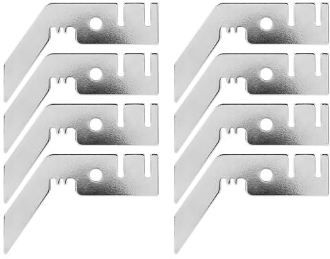 DIRBAK Percha de Doble Barra Transversal de Hierro niquelado de 3 Pulgadas para Cenefa de Boda, Soporte para telón de Fondo de Tubos y Cortinas, Fiestas y Eventos, 8 Piezas