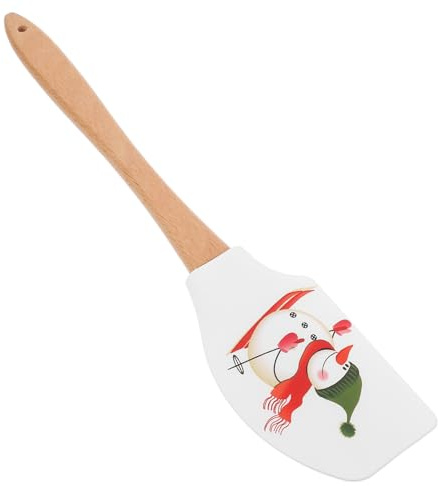 EPIGEIST Spatola per Dolci in Silicone e Raschietto Crema Ergonomico Leggero e Resistente per Decorazione Torte Utensile Non Aderente per Uso e Picnic