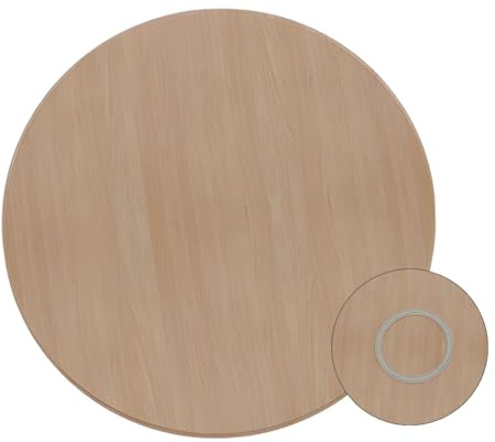 Plato giratorio de madera para servir de 85 cm, redondo, para cocina y mesa de comedor, disponible en tamaños de 50 cm a 120 cm, ideal para fiestas y reuniones