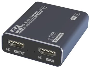 Oiqippnbv Scheda di Acquisizione Video da 60Hz con Compatibile HDMPATIBILE USB 3.0 1080p 60fps Registratore di Gioco per la Registrazione del Gioco OBS Live