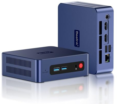 Beelink SER3 minidator, AMD Ryzen 3 3200U, 2 kärnor/4 trådar, upp till 3,5 GHz, minidator, 8 GB DDR4 RAM, 480 GB PCIe 3.0 SSD, 4K dubbel skärm, dubbel HDMI/RJ45 1000M, WiFi 5/BT 5.0