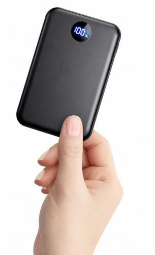 Power Bank 27000mAh Fast Charging, 22.5W Portable Charger with LED Display | Large-Capacity External Battery with USB-C Input/Output for iPhone 17–12 Pro Max and Android Phones and Travel Use