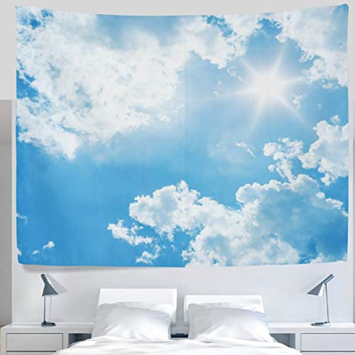 YISUMEI - Tapisserie - Blauer Himmel - Wandteppich Wand Schlafzimmer Wohnzimmer Decor (230x150cm)