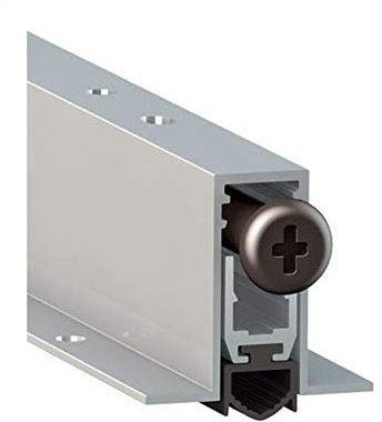 Comaglio Boudin de porte automatique avec ailettes latérales, série 520 « Made in Italy », pour portes en bois et aluminium, longueur 83 cm, raccourcissable de 200 mm