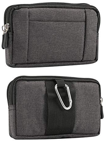 Handy Gürteltasche Schwarz Horizontale, 6.3 Handy Gürtel Holster mit Clip | Kleine Handy Bauchtasche Hüfttasche Wandertasche Taille Holster Outdoor Sport Hüfttaschen Reisetasche Portemonnaie Geldbörse