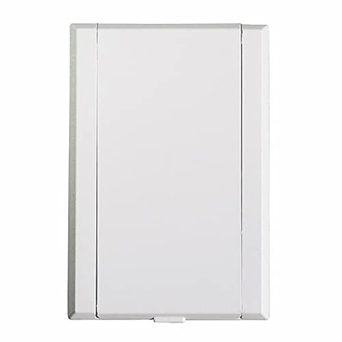 Prise Aspiration centralisée Pleine Porte Rectangle PVC Blanc - Frais de Livraison OFFERTS !