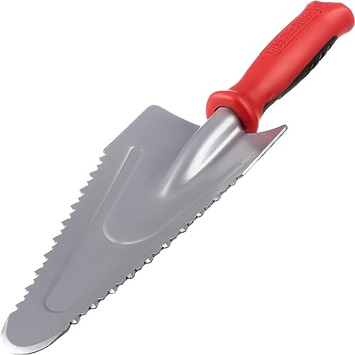 Root Assassin Truelle de jardin RA-005 en acier au carbone