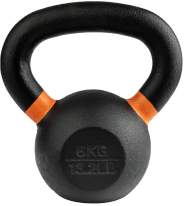 Wonder Core, Power Coating Kettlebell - 6kg - Gewichte - Hanteln Krafttraining - Fitness Home