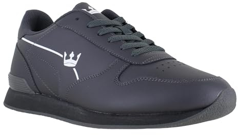 Crown King Mens/Womens Leather Lace Up/Touch Fasten Crown Green Bowls Sports Shoes Trainers