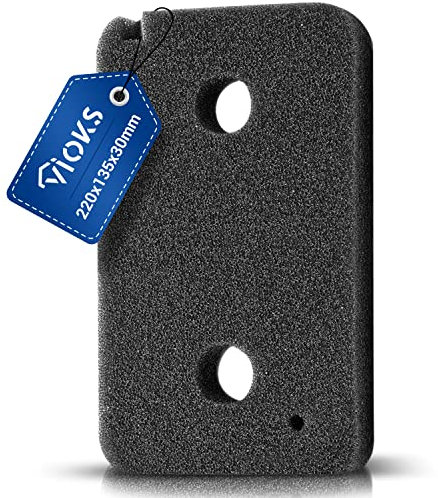 VIOKS Filtro de zócalo de 220 x 135 x 30 mm de repuesto para secadora Mielе 9499230, filtro para secadora, accesorio adecuado para bomba de calor