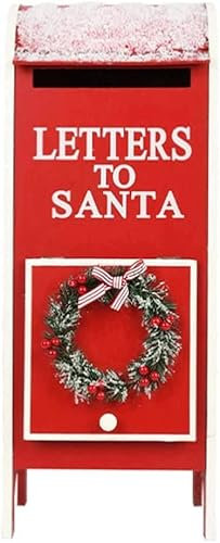 Briefkasten, klassischer kreativer Weihnachtsbriefkasten, bodenstehend, Post-Mount-Briefkästen for Familienzimmer, Post-Mount-Briefkästen, Dekoration, Heimdekoration (Color : C)