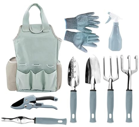 Herramientas de Jardinería Kit Juego de Herramientas de jardín de aleación de Aluminio, combinación de jardinería, Pala de jardín, hervidor de agua/otro/10 Uds. WEWYQSJXBXF-31210